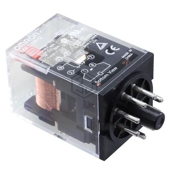 MKS2P-2 AC110 - Omron Automation and Safety - Power Relays, Over 2 Amps