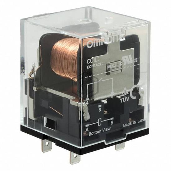 MKS1T-10 AC24 - Omron Automation and Safety - Power Relays, Over 2 Amps
