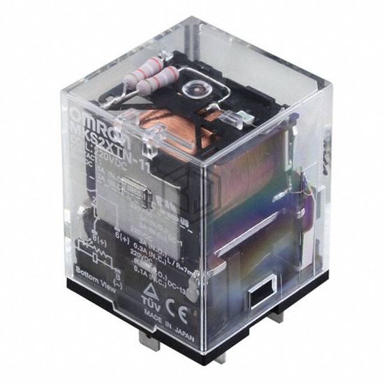 MKS2XTN-11 DC220 - Omron Automation and Safety - Power Relays, Over 2 Amps