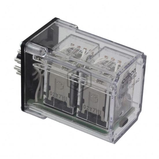 MYA-NB2-AC100/110 - Omron Automation and Safety - Power Relays, Over 2 Amps