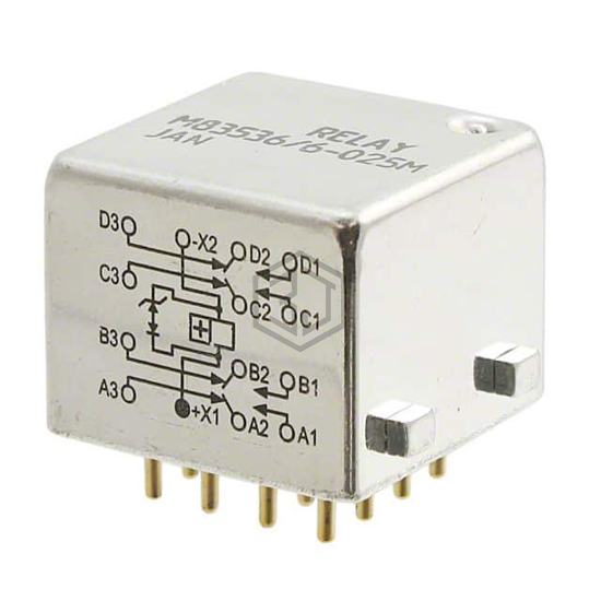 FCB-405-0625M - TE Connectivity Aerospace, Defense and Marine - Power Relays, Over 2 Amps