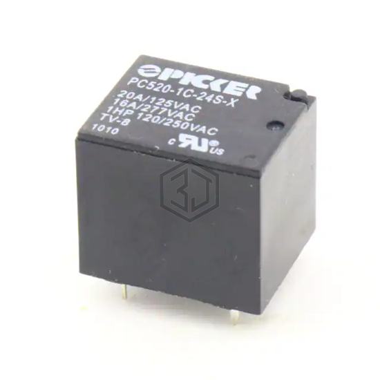 PC520-1C-24S-X - Picker Components - Power Relays, Over 2 Amps