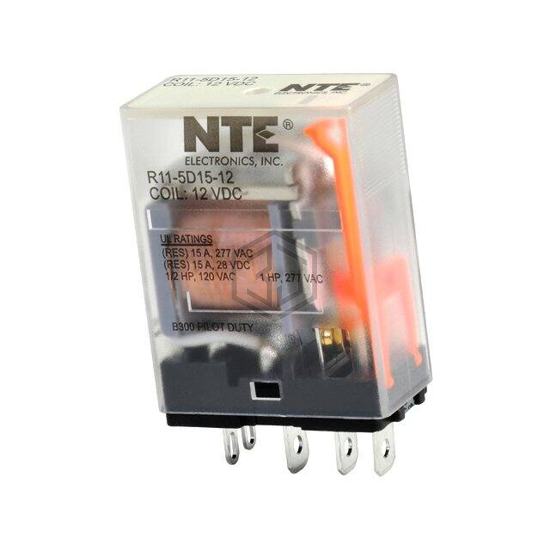 R11-5D15-12 - NTE Electronics, Inc - Power Relays, Over 2 Amps