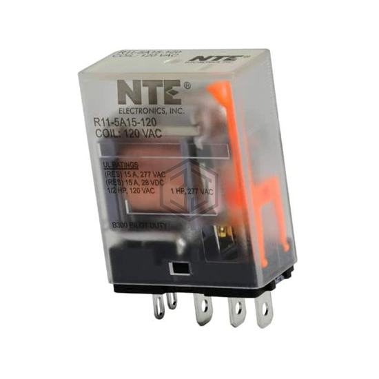 R11-5A15-120 - NTE Electronics, Inc - Power Relays, Over 2 Amps