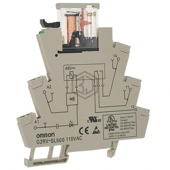 G2RV-SL500 AC110 - Omron Automation and Safety - Power Relays, Over 2 Amps
