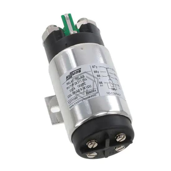 29-311-11A - TE - Kissling - Power Relays, Over 2 Amps