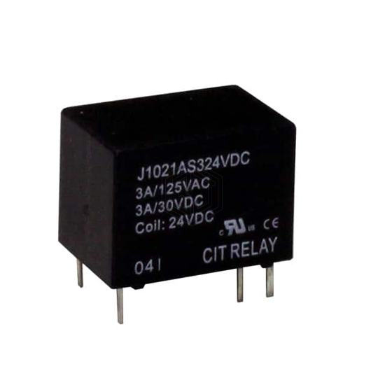 J1021AS324VDC.45 - CIT Relay and Switch - Power Relays, Over 2 Amps