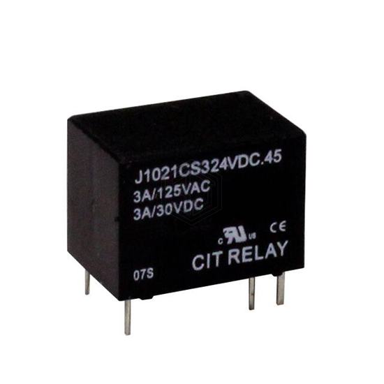 J1021CS324VDC.45 - CIT Relay and Switch - Power Relays, Over 2 Amps