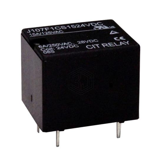 J107F1CS1524VDC.45 - CIT Relay and Switch - Power Relays, Over 2 Amps