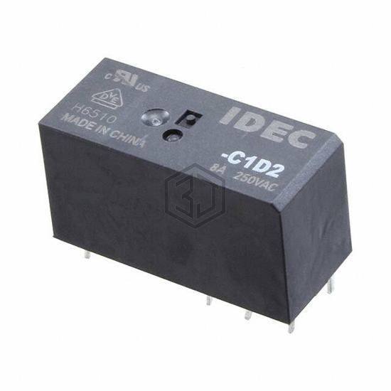 RV2H-2G-D24-C1D2 - IDEC - Power Relays, Over 2 Amps