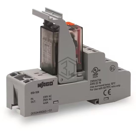 858-508 - WAGO Corporation - Power Relays, Over 2 Amps