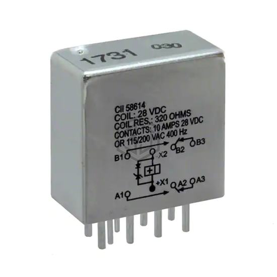 FCA-210-BZ4 - TE Connectivity Aerospace, Defense and Marine - Power Relays, Over 2 Amps
