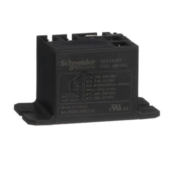 RXG12JD - Schneider Electric - Power Relays, Over 2 Amps