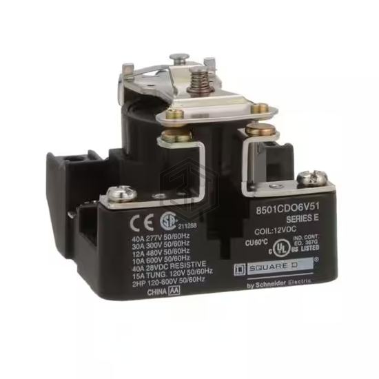 8501CDO6V51 - Schneider Electric - Power Relays, Over 2 Amps