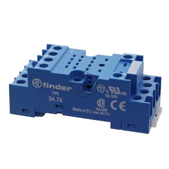 94.74 - Finder Relays, Inc. - Relay Sockets