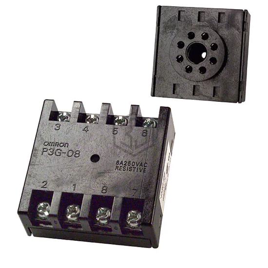 P3G-08 - Omron Automation and Safety - Relay Sockets