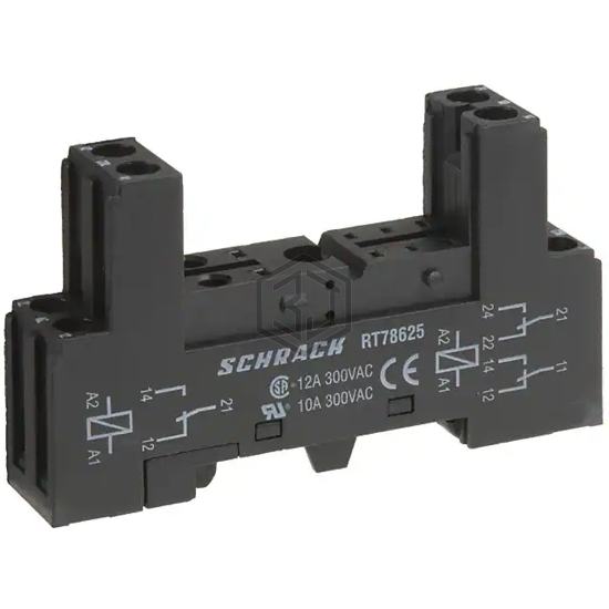 RT78625 - TE Connectivity Potter & Brumfield Relays - Relay Sockets