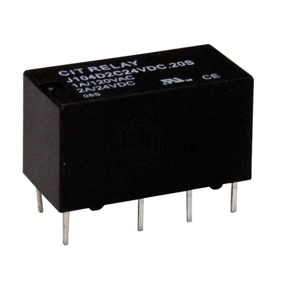 J104D2C24VDC.20S - CIT Relay and Switch - Signal Relays, Up to 2 Amps