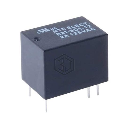 R21-5D2-12 - NTE Electronics, Inc - Signal Relays, Up to 2 Amps