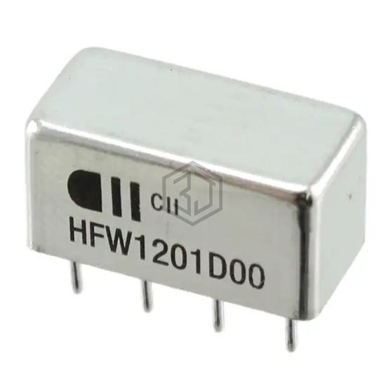 HFW1201D00 - TE Connectivity Aerospace, Defense and Marine - Signal Relays, Up to 2 Amps