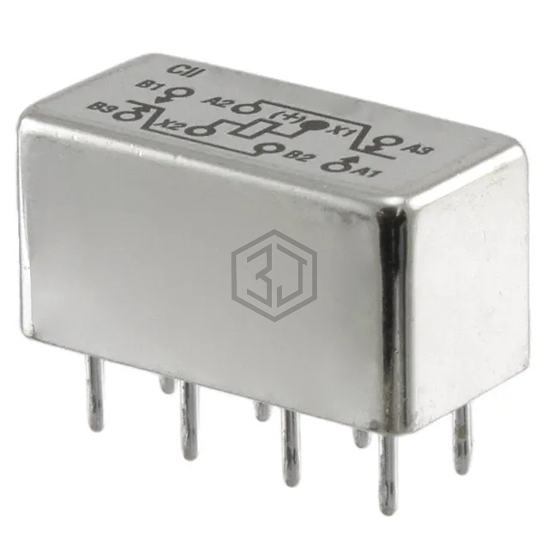 HFW1201K46 - TE Connectivity Aerospace, Defense and Marine - Signal Relays, Up to 2 Amps
