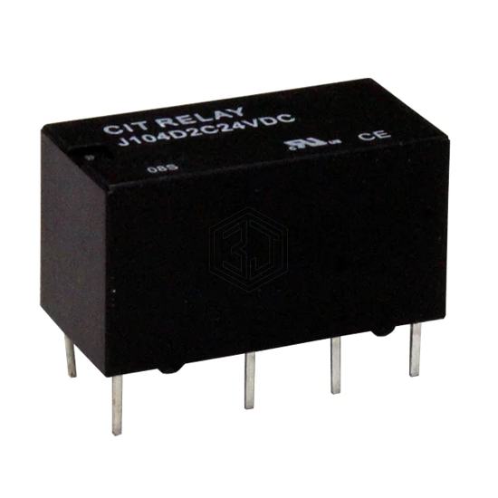 J104D2C24VDC.15S - CIT Relay and Switch - Signal Relays, Up to 2 Amps
