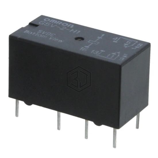 G5V-2-H1 DC5 - Omron Electronics Inc-EMC Div - Signal Relays, Up to 2 Amps
