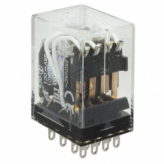 MYQ4-AC110/120 - Omron Automation and Safety - Signal Relays, Up to 2 Amps