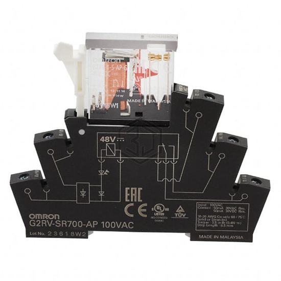 G2RV-SR700-AP AC100 - Omron Automation and Safety - Signal Relays, Up to 2 Amps