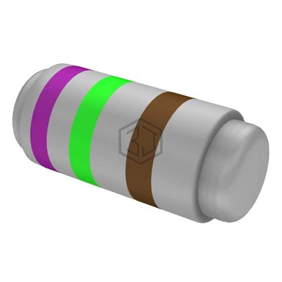 MCF-25JR-750R - YAGEO - Chip Resistor - Surface Mount