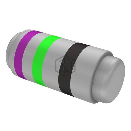 MCP100JR-75R - YAGEO - Chip Resistor - Surface Mount