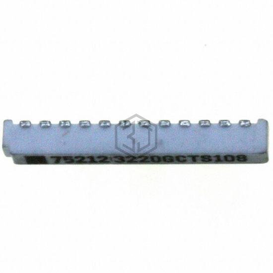752123220G - CTS Resistor Products - Resistor Networks, Arrays