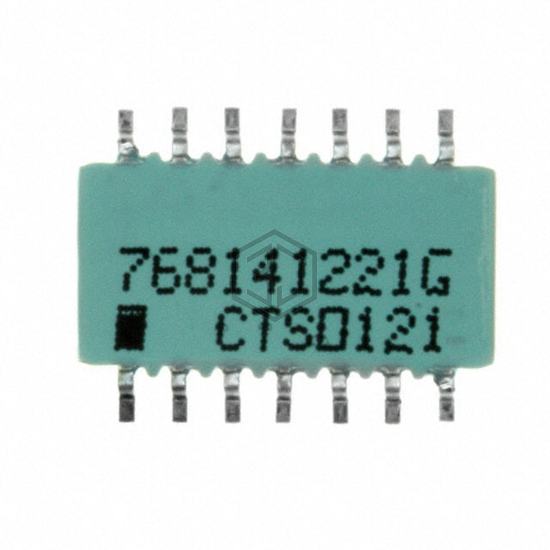 768141221G - CTS Resistor Products - Resistor Networks, Arrays