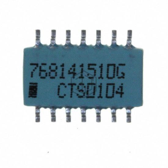 768141510G - CTS Resistor Products - Resistor Networks, Arrays