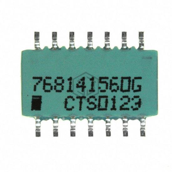 768141560G - CTS Resistor Products - Resistor Networks, Arrays