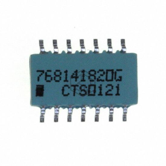 768141820G - CTS Resistor Products - Resistor Networks, Arrays