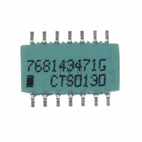 768143471G - CTS Resistor Products - Resistor Networks, Arrays