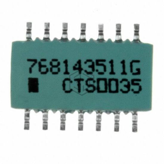 768143511G - CTS Resistor Products - Resistor Networks, Arrays