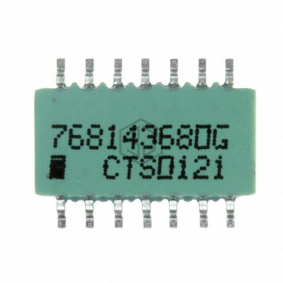 768143680G - CTS Resistor Products - Resistor Networks, Arrays