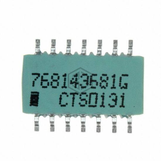 768143681G - CTS Resistor Products - Resistor Networks, Arrays