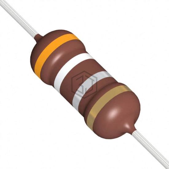 RR01JR39TB - TE Connectivity Passive Product - Through Hole Resistors