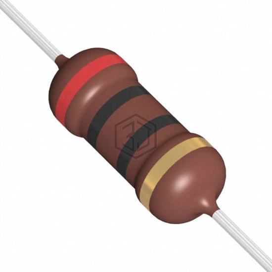 RR01J20RTB - TE Connectivity Passive Product - Through Hole Resistors