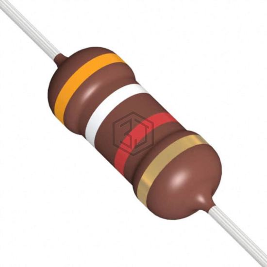 RR01J3K9TB - TE Connectivity Passive Product - Through Hole Resistors