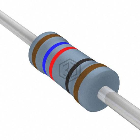 MFR1WSFBE52-162R - YAGEO - Through Hole Resistors