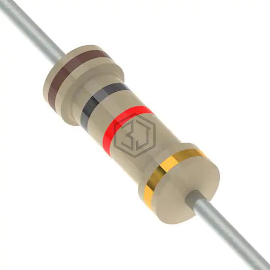 CFR100JR-52-1K - YAGEO - Through Hole Resistors