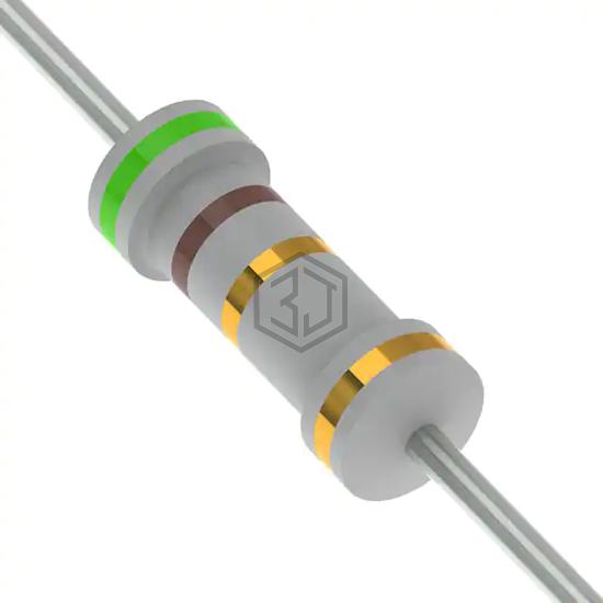 RSF1WSJR-52-5R1 - YAGEO - Through Hole Resistors