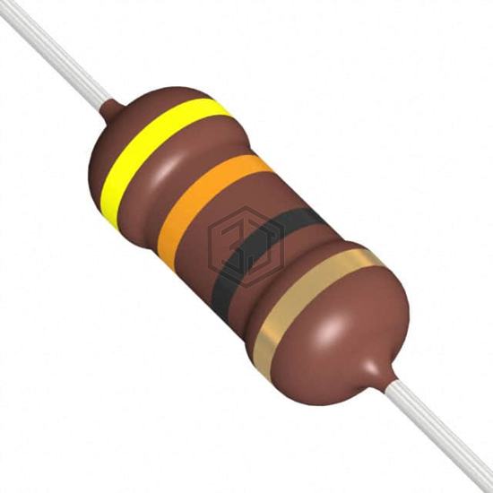RR01J43RTB - TE Connectivity Passive Product - Through Hole Resistors