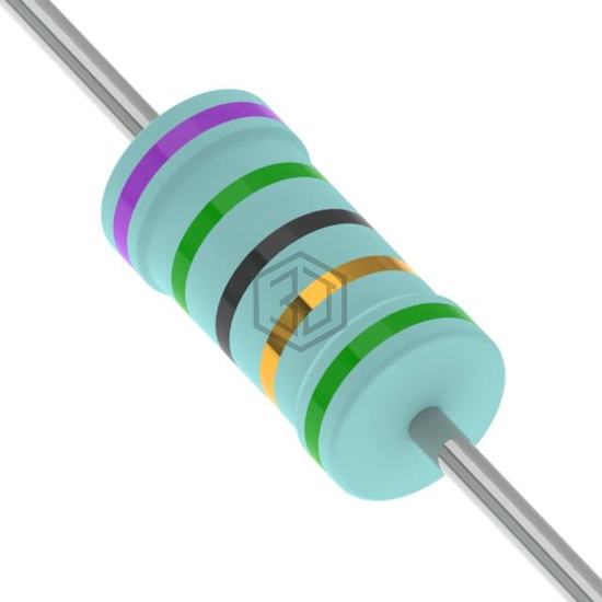 MFR50SDRE52-75R - YAGEO - Through Hole Resistors