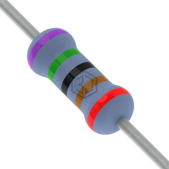RSF1GT7K50 - Stackpole Electronics Inc - Through Hole Resistors