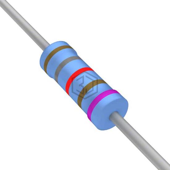 YR1B1K82CC - TE Connectivity Passive Product - Through Hole Resistors